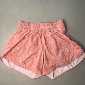 Lululemon Athletica Pink Athletic Shorts Lightweight Moisture-Wicking